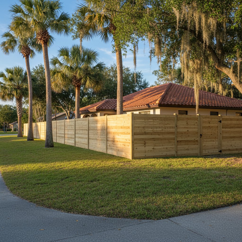 Wood Fence in Plant City, FL